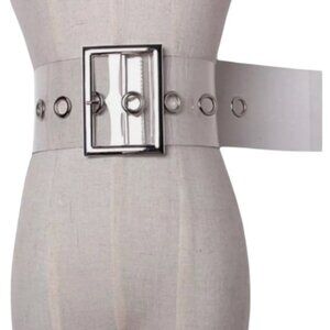 LA Express clear transparent belt size M